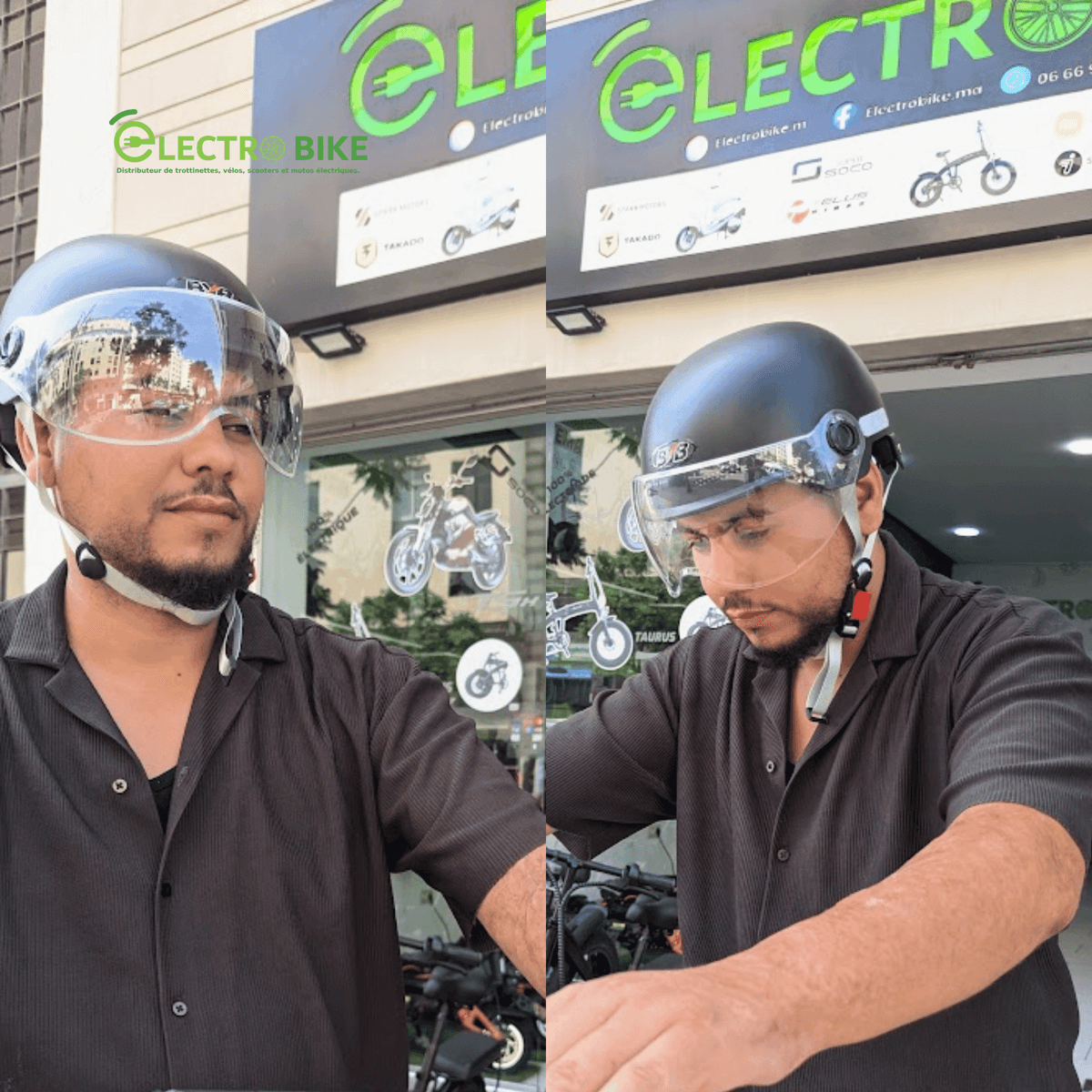 Casque Velo Electrique BYB