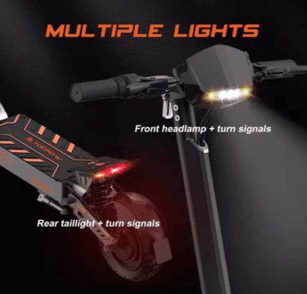 KEPOW K2 | Trottinette Électrique 800W, 45 km/h, Autonomie jusqu’à 60 km