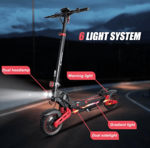 KEPOW K2 MASTER | Trottinette Électrique Double Moteur 2000W, 50 km/h, Autonomie 65 km