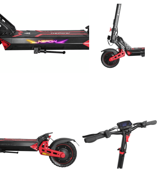 KEPOW K2 MASTER | Trottinette Électrique Double Moteur 2000W, 50 km/h, Autonomie 65 km
