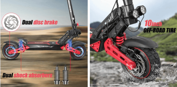 KEPOW K2 MASTER | Trottinette Électrique Double Moteur 2000W, 50 km/h, Autonomie 65 km