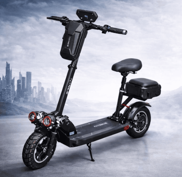 NXRIDE SET PRO 2.0 | Trottinette Électrique 800W, 50 km/h, avec Siège et Top Case