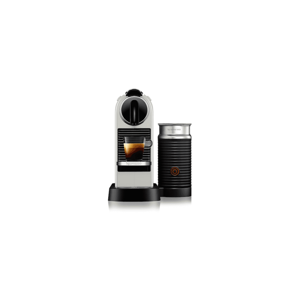 Nespresso CitiZ & Milk D123 - Cafetière à capsules avec mousseur à lait intégré
