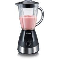 Blender Severin avec bol en verre 1,5L et base inox 550W