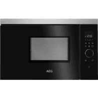 Micro-ondes AEG encastrable 37 cm inox avec fonction grill
