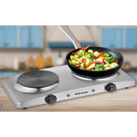 Rechaud électrique Taurus Volcano Duo Inox