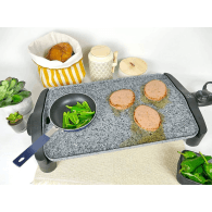 Barbecue électrique plancha Jata 2500W noir