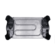 Barbecue électrique plancha Jata 2500W noir