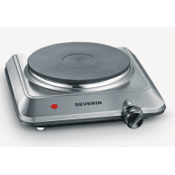 Rechaud électrique 1 plaque inox 1500W
