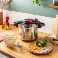 Cocotte Tefal Clipso Control 6L Inox