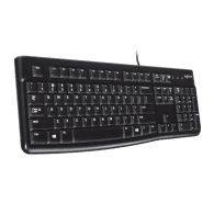 Clavier Logitech K120 AZERTY Noir