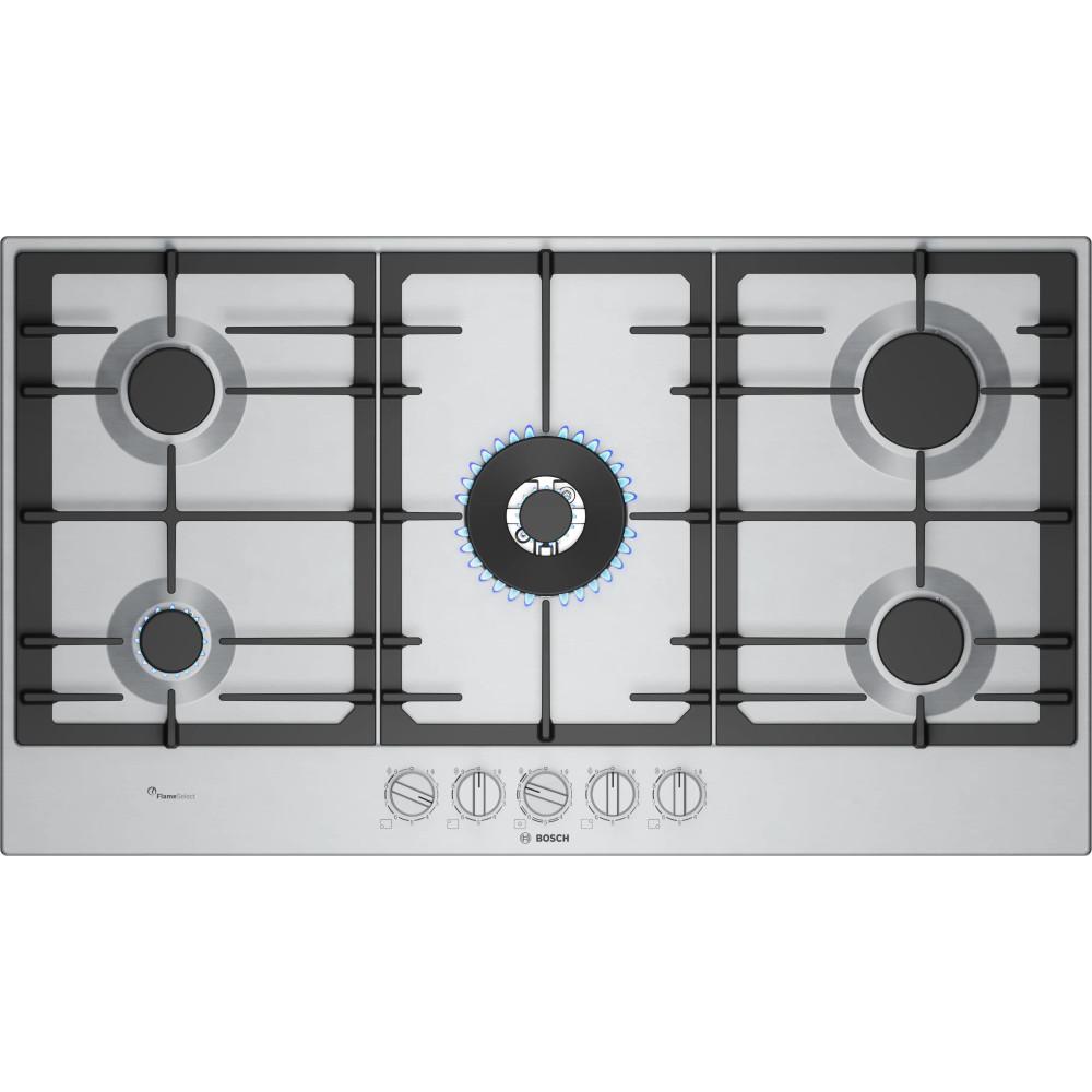 Plaque Bosch 5F 90cm Inox