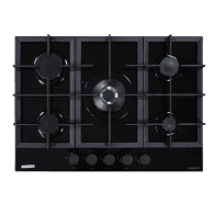 Plaque de cuisson Schneider 5 feux 70 cm en verre noir