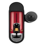 Nespresso CitiZ & Milk C123 - Machine à café rouge cerise avec mousseur intégré