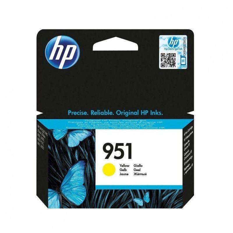 Cartouche HP 951 Original jet d'encre Jaune (CN052AE)