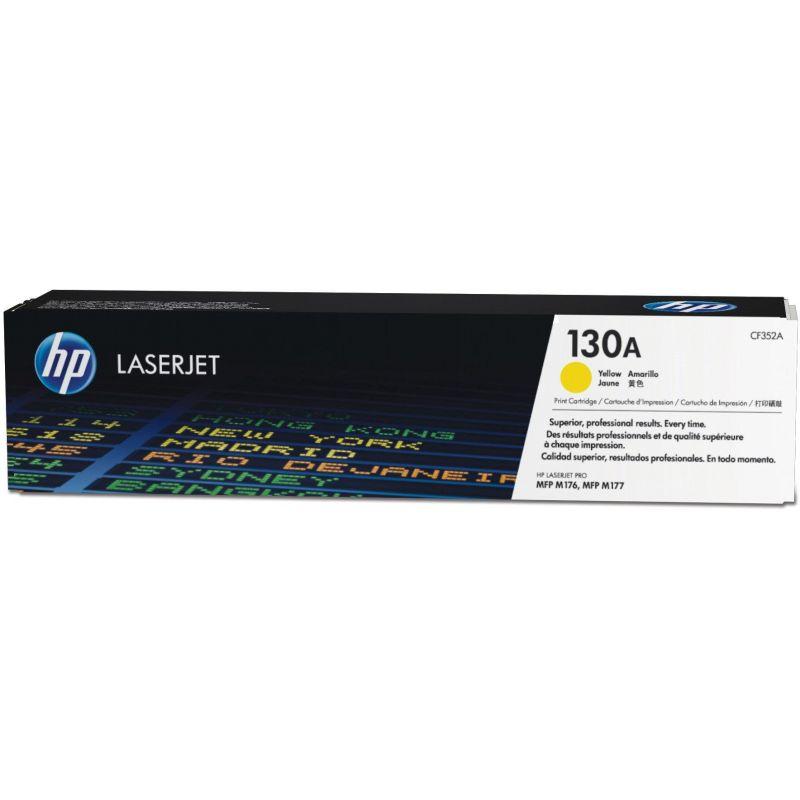 Toner HP 130A Jaune (CF352A) - Noir d'origine