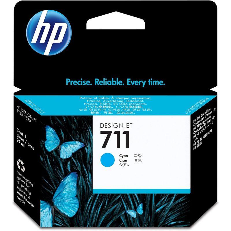 Cartouche d'encre HP 711 Cyan d'origine (CZ130A)