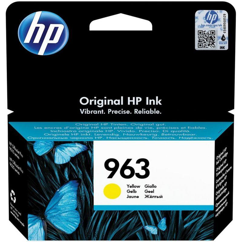 Cartouche d'encre HP 963 Jaune originale