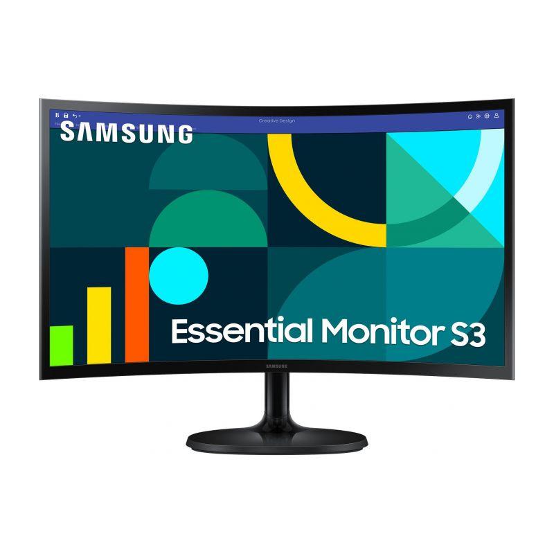 Moniteur Écran 24″ incurvé Full HD Samsung Essential S3 S36GD (LS24D360GAUXEN)