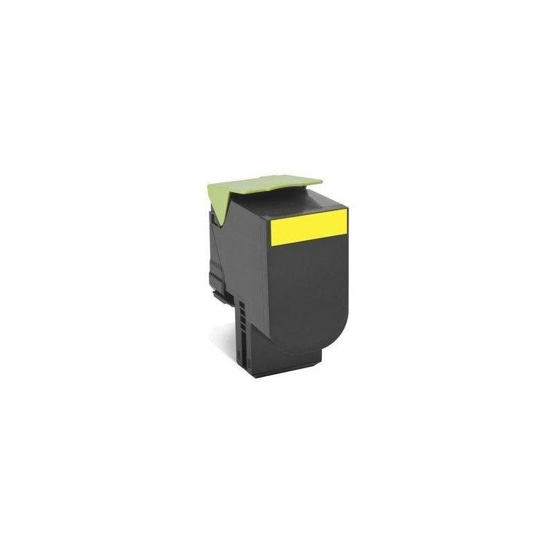 Cartouche de toner jaune Lexmark 808SY haute capacité