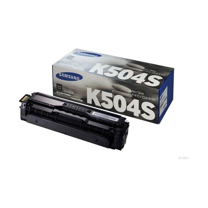 Toner Samsung CLT-K504S Noir pour imprimante CLP-415 et CLX-4195
