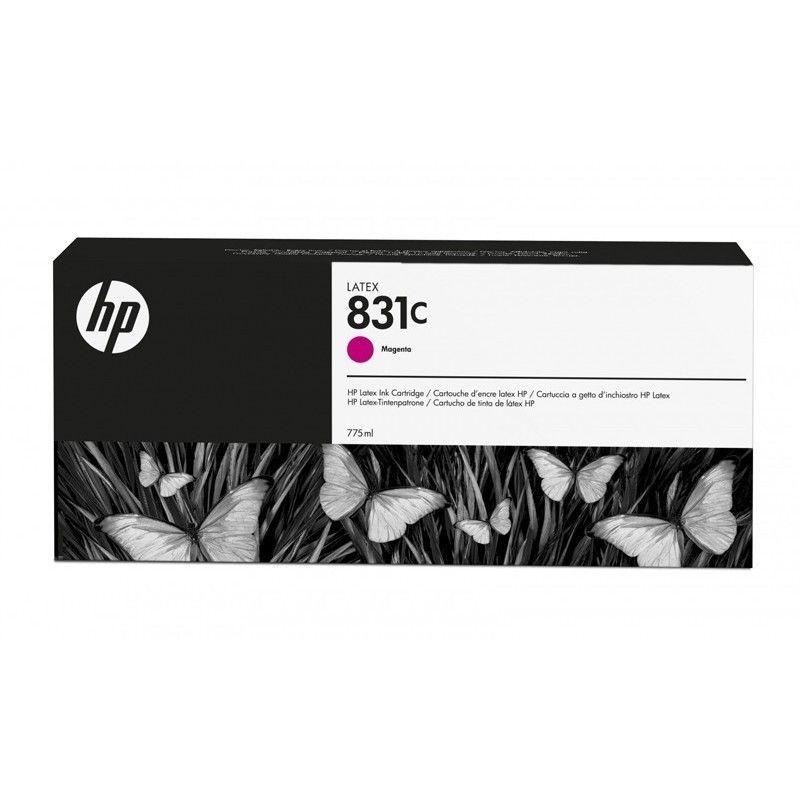 Cartouche HP 831C Original Magenta pour imprimantes Latex