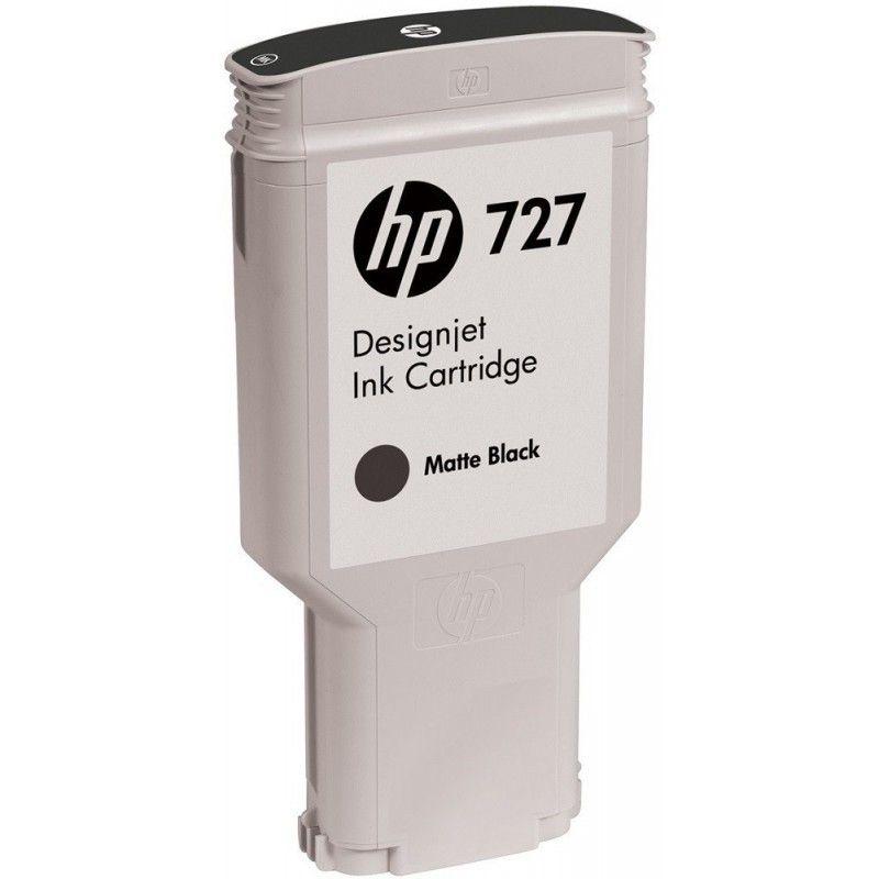 Cartouche d'encre HP 727 Noir 300 ml pour imprimantes DesignJet