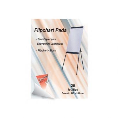 Bloc de 20 feuilles Flipchart Duvrai 640 x 950 mm