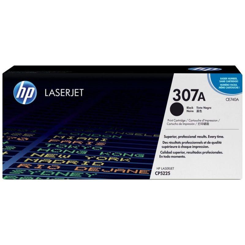 Toner HP CE740A 307A Noir Original pour Imprimante Laser