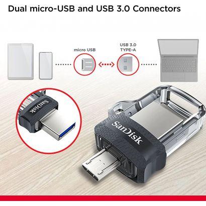 SanDisk Ultra Dual Drive USB Type-C 16 Go
