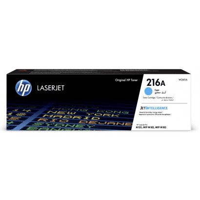 Toner HP LaserJet d'origine 216A Cyan authentique