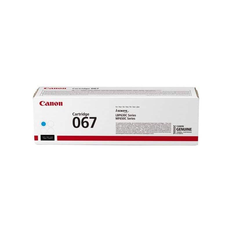 Cartouche Toner Canon 067 Cyan Originale – 1 250 Pages (5101C002)