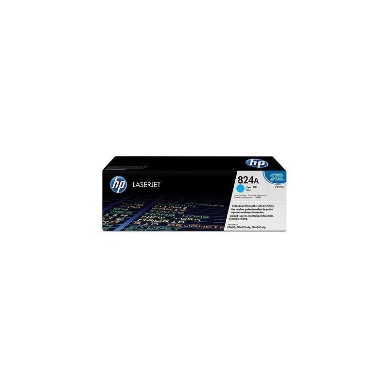 Cartouche d'encre cyan HP CB385A (824A) Original pour imprimante laser