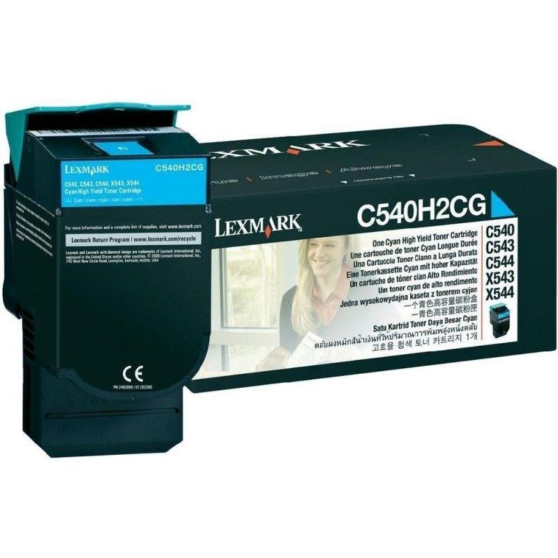 Toner Cyan haute capacité 2000 pages pour imprimantes Xerox C54x/X54x