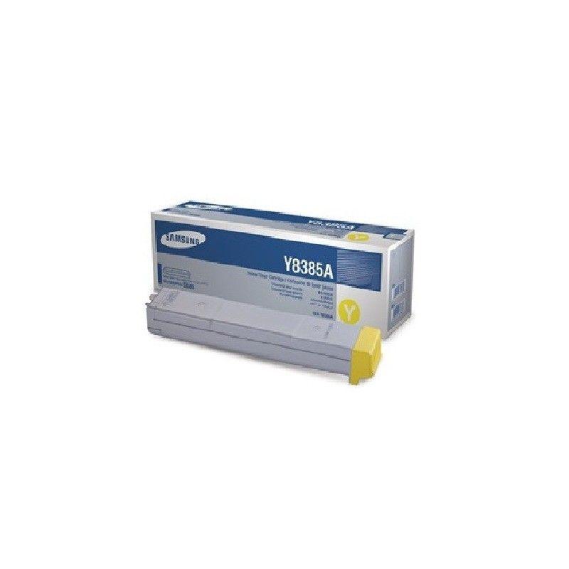 Cartouche de toner jaune Samsung CLX-Y8385A pour imprimantes CLX-8385 Series