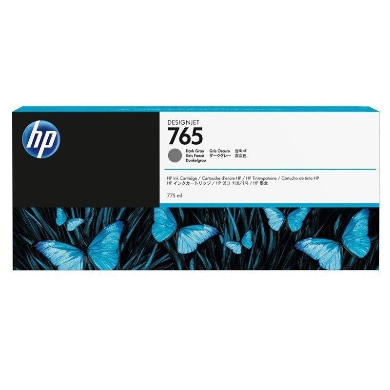 Cartouche HP 765 Original Noir (Dark Gray) pour HP DesignJet T7200