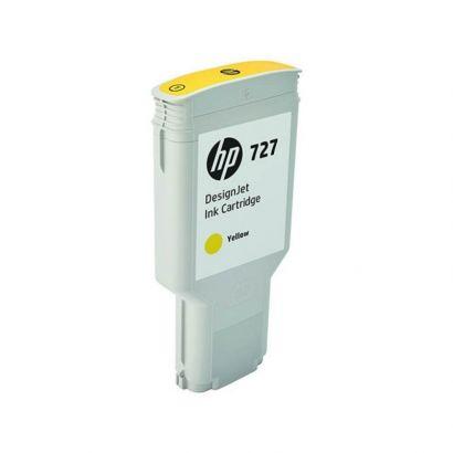 Cartouche d'encre HP 727 Yellow 300 ml pour imprimantes DesignJet