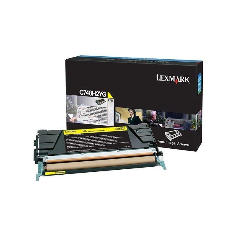 Toner Jaune Haute Capacité 10 000 pages pour Imprimante C748