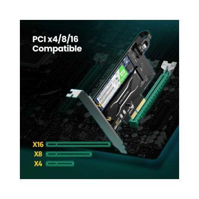 UGREEN Adaptateur M.2 NVMe / M.2 SATA PCIe 3.0