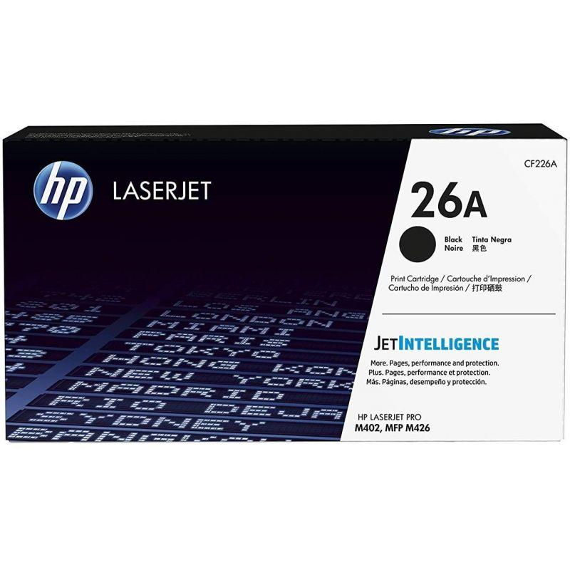 Toner HP 26A Noir CF226A Original – LaserJet, 3100 Pages