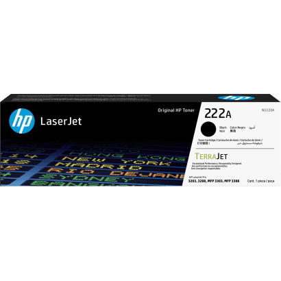 HP 222A Noir (W2220A) - Toner HP LaserJet d'origine