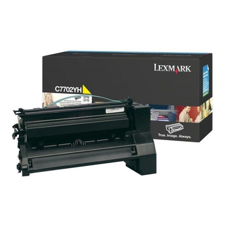Toner Jaune Haute Capacité 10K pour Imprimantes C770/C772/X772e