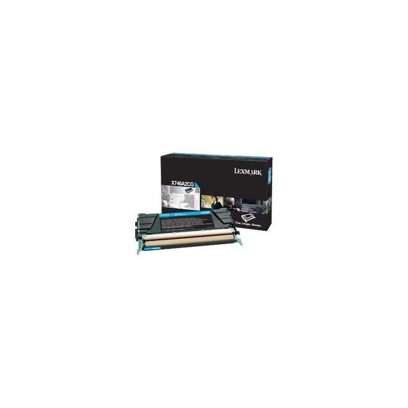Cartouche de toner cyan 7000 pages pour imprimante Xerox X746/X748