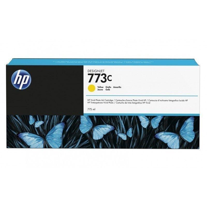 Cartouche HP 773C Original Jaune pour imprimantes DesignJet