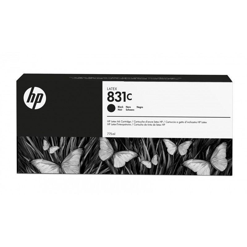 Cartouche HP 831C Noir Original pour imprimantes Latex