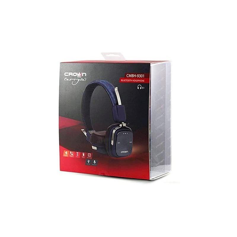 Casque sans fil Bluetooth CROWN CMBH-9301 avec microphone intégré
