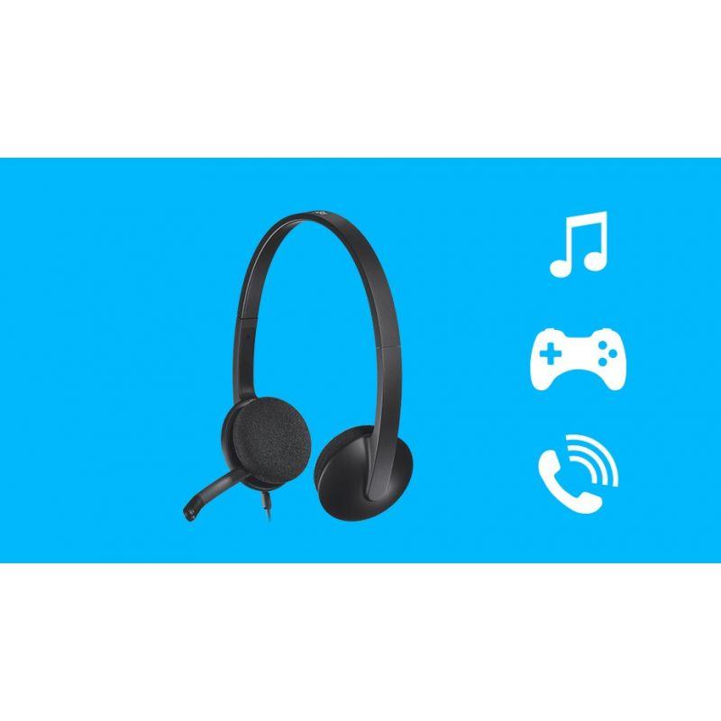 Casque USB Logitech H340 avec microphone anti-parasite