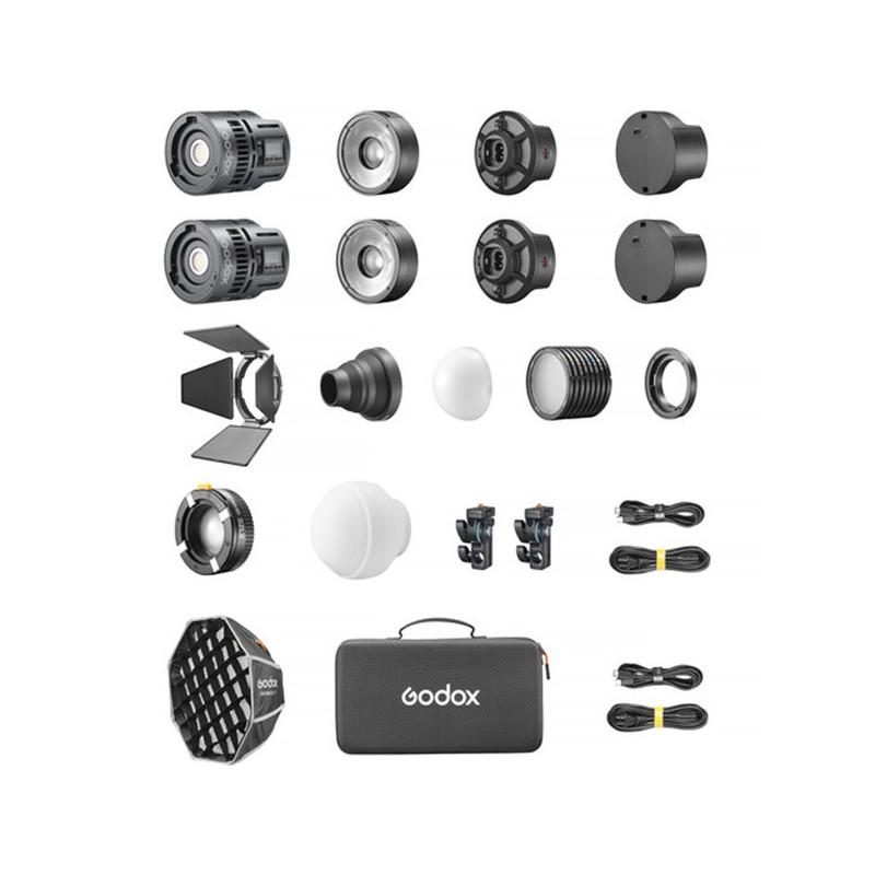 Kit projecteur LED RGB GODOX RS60P 2K