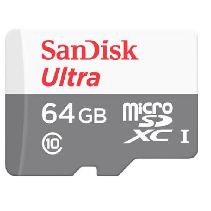 SanDisk Ultra microSDXC 64 Go avec adaptateur SD