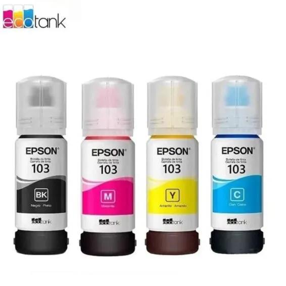Epson Jeu de bouteilles d'encre ECOTANK 103 Original